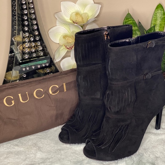 Gucci Suede Booties - Picture 2 of 6